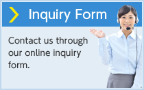 Inquiry Form Contact us through our online inquiry form.