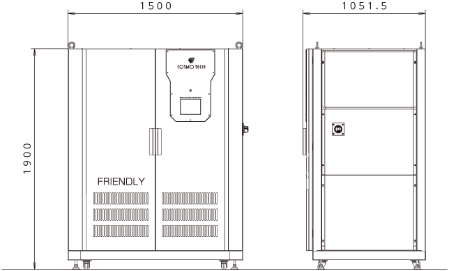 外観寸法図