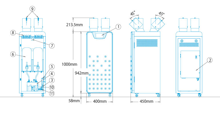 commercial humidification system itsumo